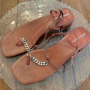 Jeffrey Campbell Sandals w Chain Detail Gently Used Size 9